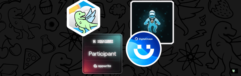 An image of @raflimaulanarizki's Holopin badges, which is a link to view their full Holopin profile